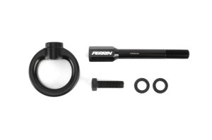 Subaru WRX STI Tow Hooks - Front - Perrin Performance - Flat Black - `02-`07 Subaru WRX STI Tow Hooks - Front - Perrin Performance - Flat Black - `02-`07